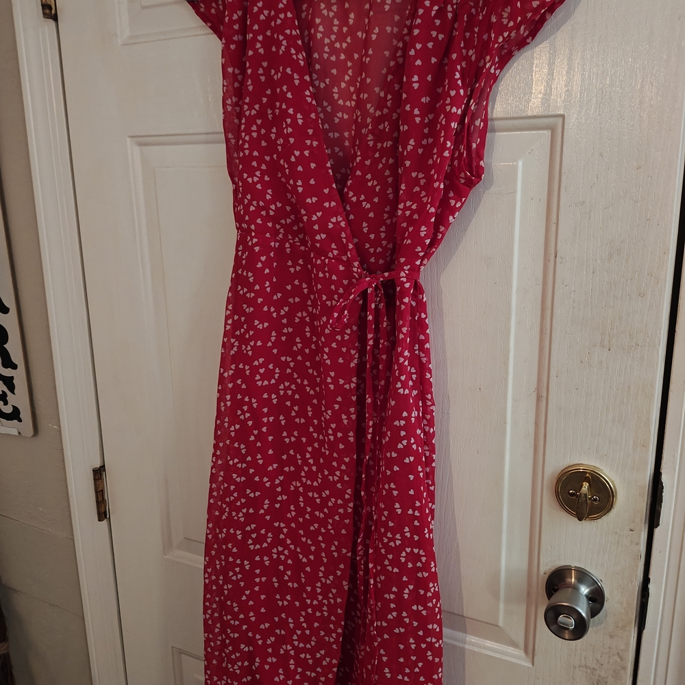 Urban Outfitters Red Floral Dress